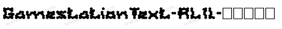 GamestationText-RL1l字体转换