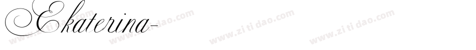 Ekaterina字体转换