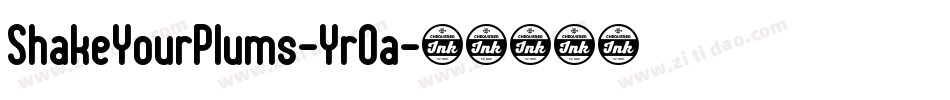 ShakeYourPlums-Yr0a字体转换
