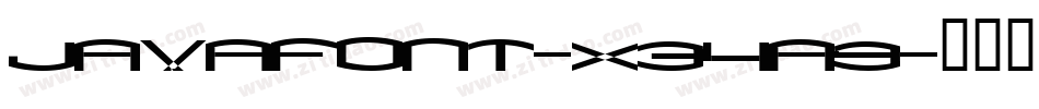 Javafont-X34A9字体转换