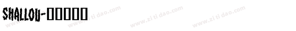 Shallou字体转换