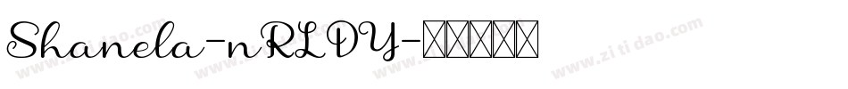 Shanela-nRLDY字体转换