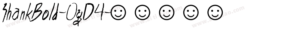 ShankBold-0gD4字体转换