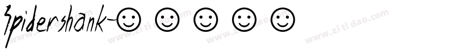 Spidershank字体转换