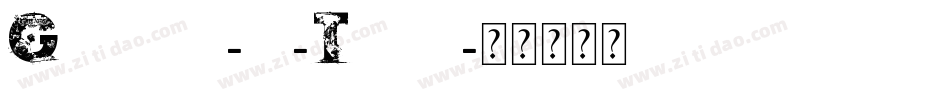 Gambler-in-Town字体转换