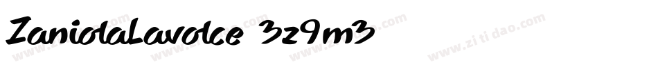 ZaniolaLavolce-3z9m3字体转换