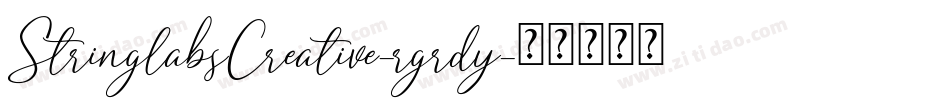 StringlabsCreative-rgrdy字体转换