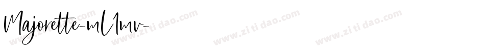 Majorette-mL1mv字体转换