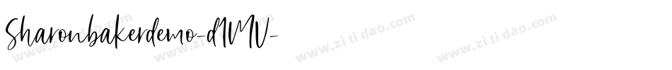 Sharonbakerdemo-d1MV字体转换