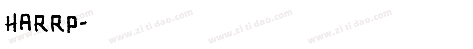 HARRP字体转换