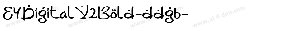 E4DigitalV2Bold-ddg6字体转换