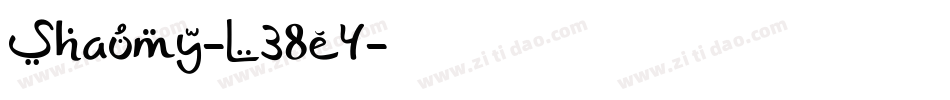 Shaumy-L38e4字体转换