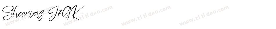 Sheenaz-J7GK字体转换