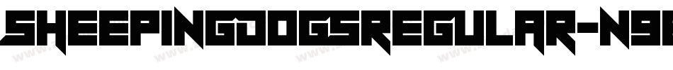SheepingDogsRegular-n9ER字体转换