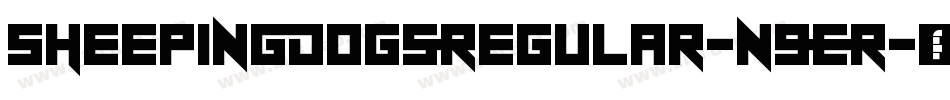SheepingDogsRegular-n9ER字体转换