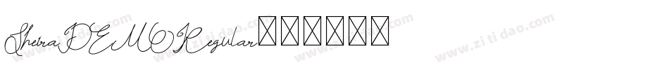 SheiraDEMORegular字体转换