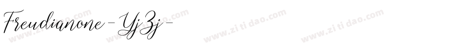 Freudianone-YjZj字体转换
