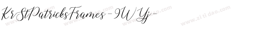 KrStPatricksFrames-9WYj字体转换