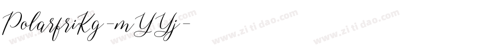 PolarfriKg-mYYj字体转换