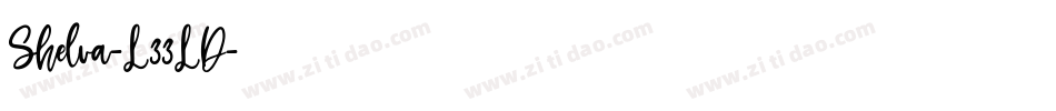 Shelva-L33LD字体转换