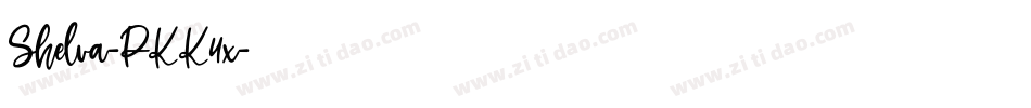 Shelva-PKK4x字体转换 Shelva-PKK4x字体转换