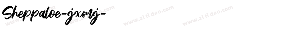 Sheppaloe-jxmj字体转换