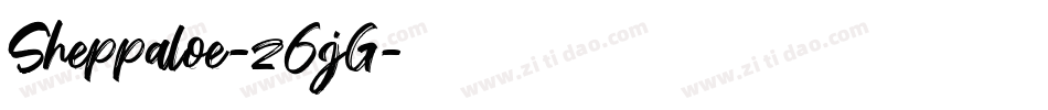 Sheppaloe-z6jG字体转换
