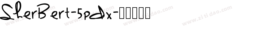 Sherbert-5Pdx字体转换