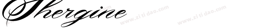 Shergine字体转换