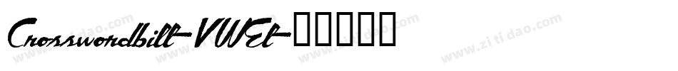 Crosswordbill-VWEl字体转换