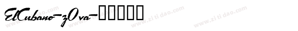 ElCubano-z0va字体转换