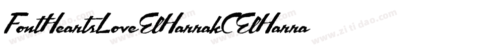 FontHeartsLoveElHarrakCElHarrakblogspotcom-2Vvv字体转换