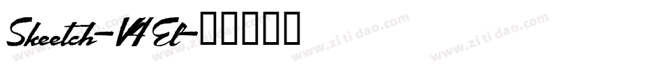 Skeetch-V4El字体转换