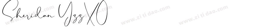 Sheridan-YzzXO字体转换