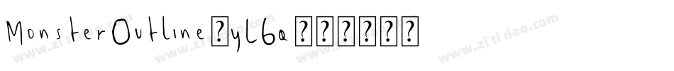 MonsterOutline-yL6q字体转换