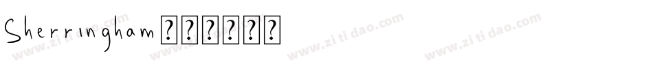 Sherringham字体转换