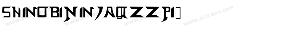 ShinobiNinja-qZZP1字体转换