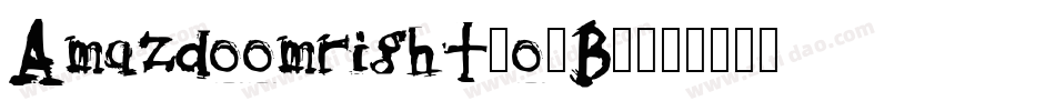 Amazdoomright-o1B0字体转换
