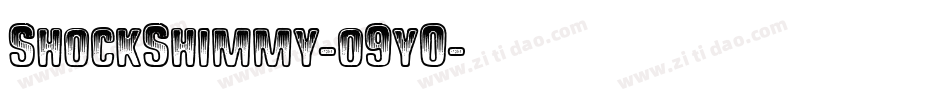ShockShimmy-o9y0字体转换