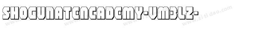 ShogunateAcademy-vm3lZ字体转换