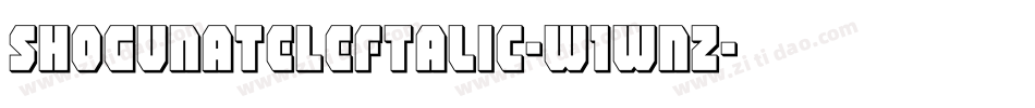 ShogunateLeftalic-w1wnZ字体转换