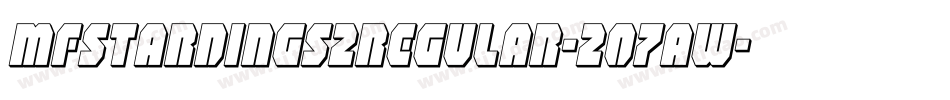 MfStarDings2Regular-2O7aw字体转换