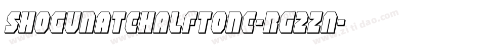 ShogunateHalftone-rg2ZA字体转换