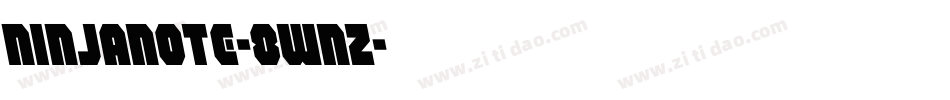 NinjaNote-8WnZ字体转换