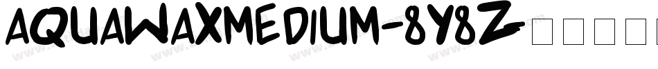 AquawaxMedium-8Y8z字体转换