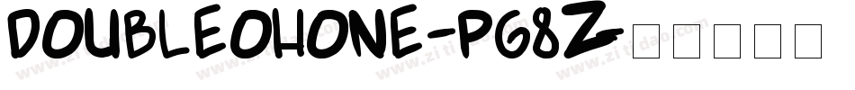 Doubleohone-pg8Z字体转换