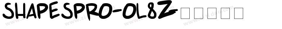 ShapesPro-ol8z字体转换
