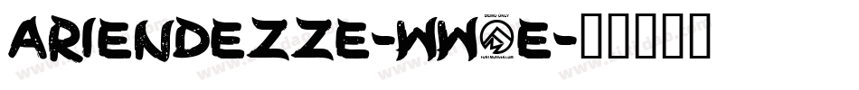 Ariendezze-WW5E字体转换