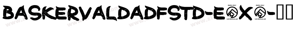 Baskervaldadfstd-e5x3字体转换