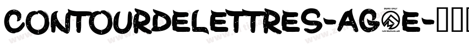 Contourdelettres-ag5E字体转换